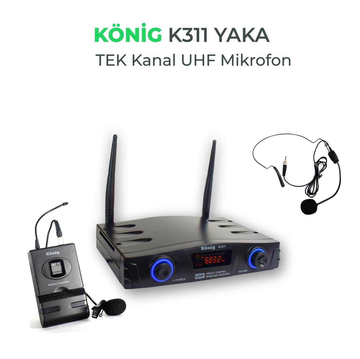 König K–311Y Telsiz Mikrofon