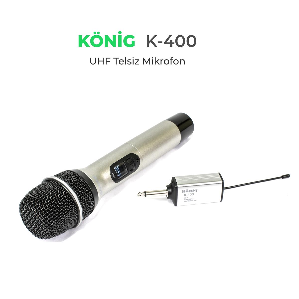 König K–400 E Telsiz Mikrofon