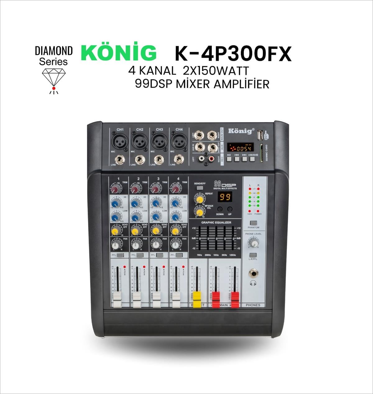 König K–4P300 FX DIAMOND Power Mikser
