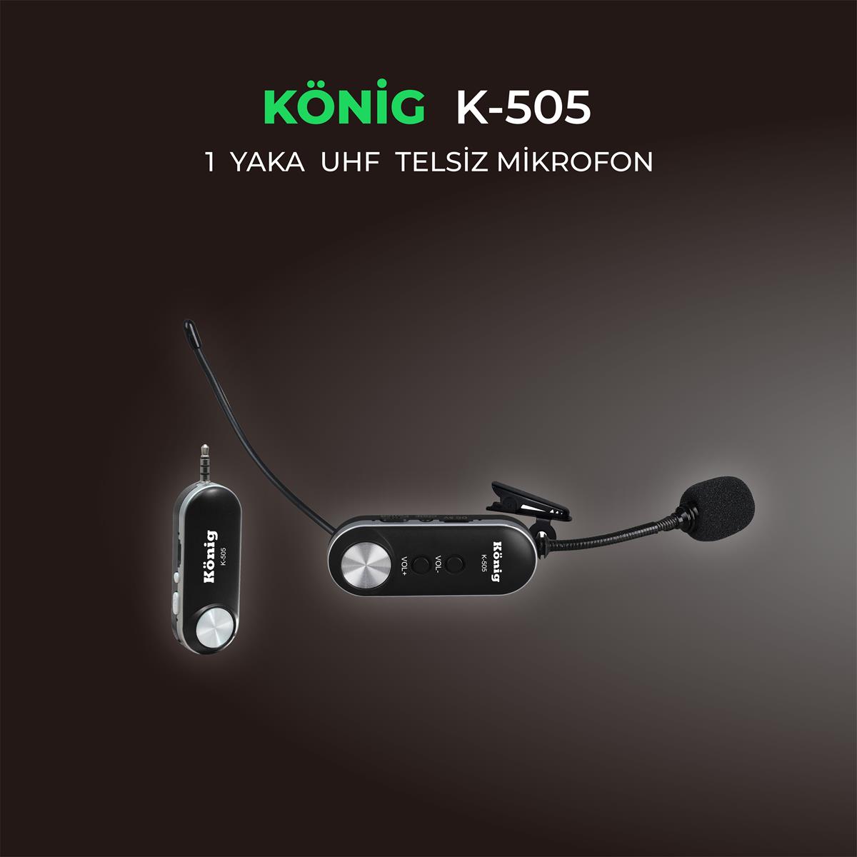 König K–505 Telsiz Mikrofon