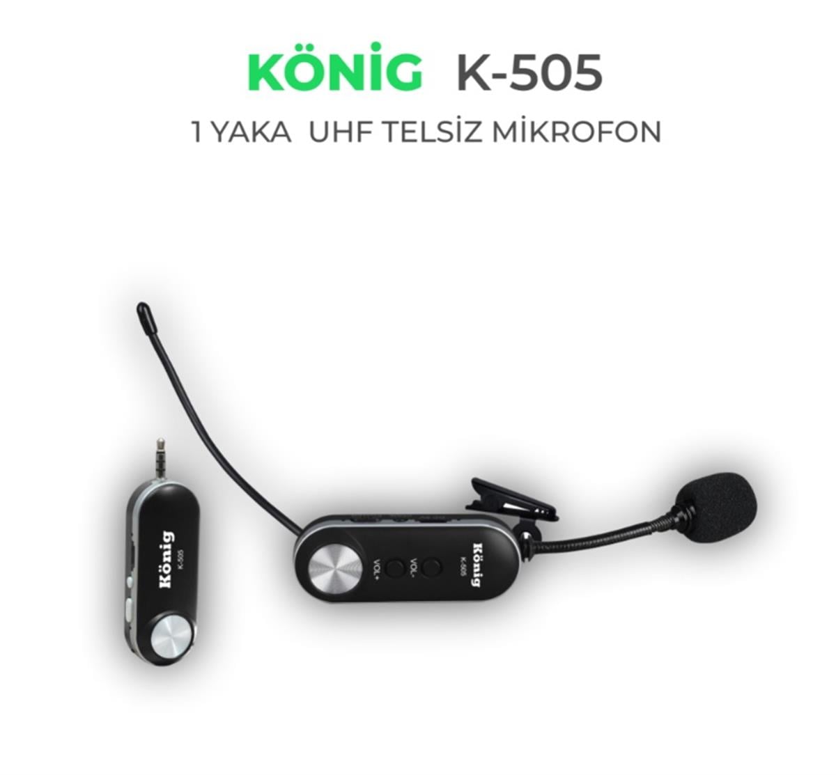 König K–505 Telsiz Mikrofon