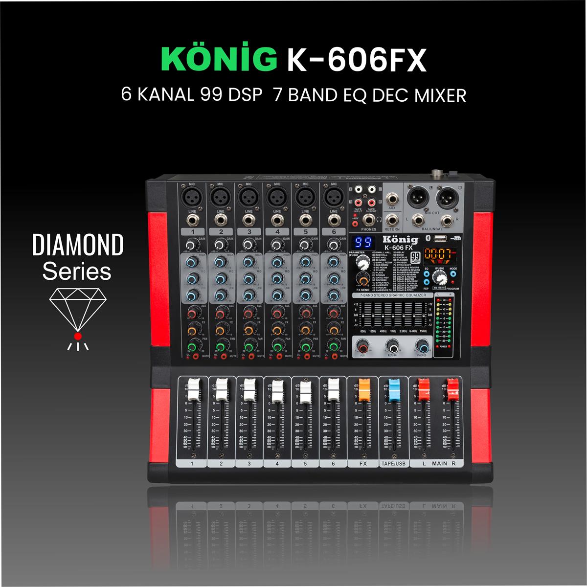König K–606 FX DIAMOND Deck Mikser