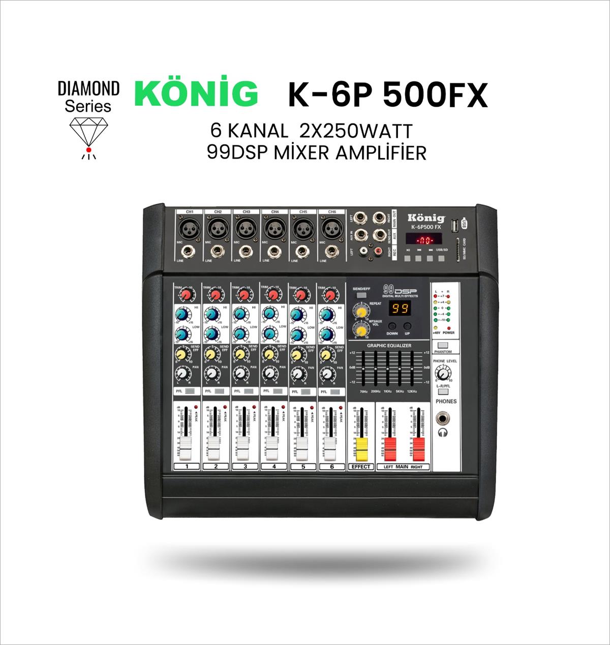 König K–6P500 FX DIAMOND Power Mikser