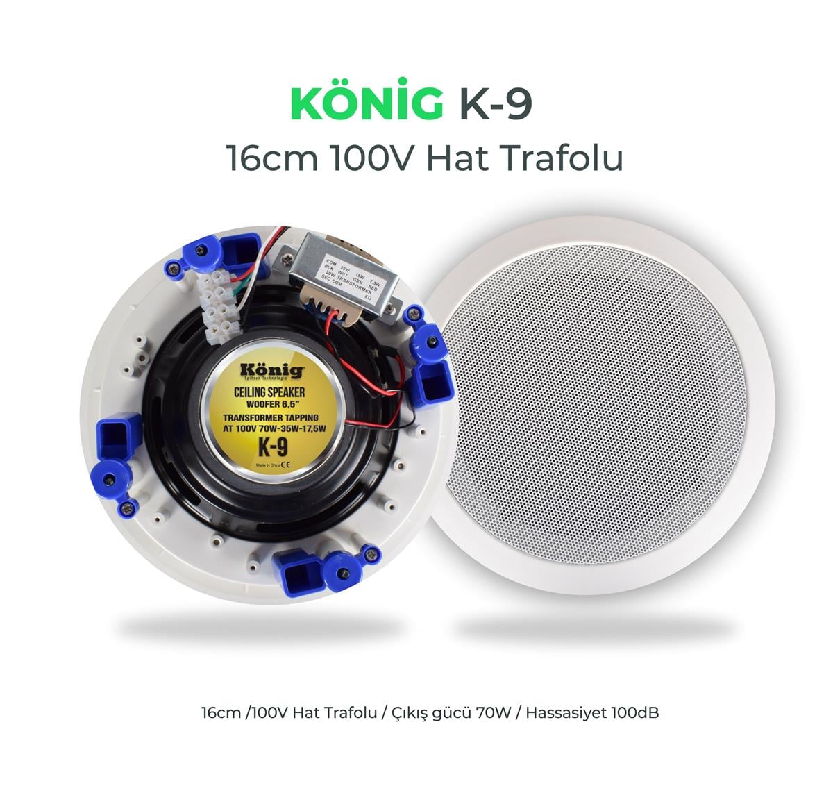 König K–9 Alçıpan Hoparlör