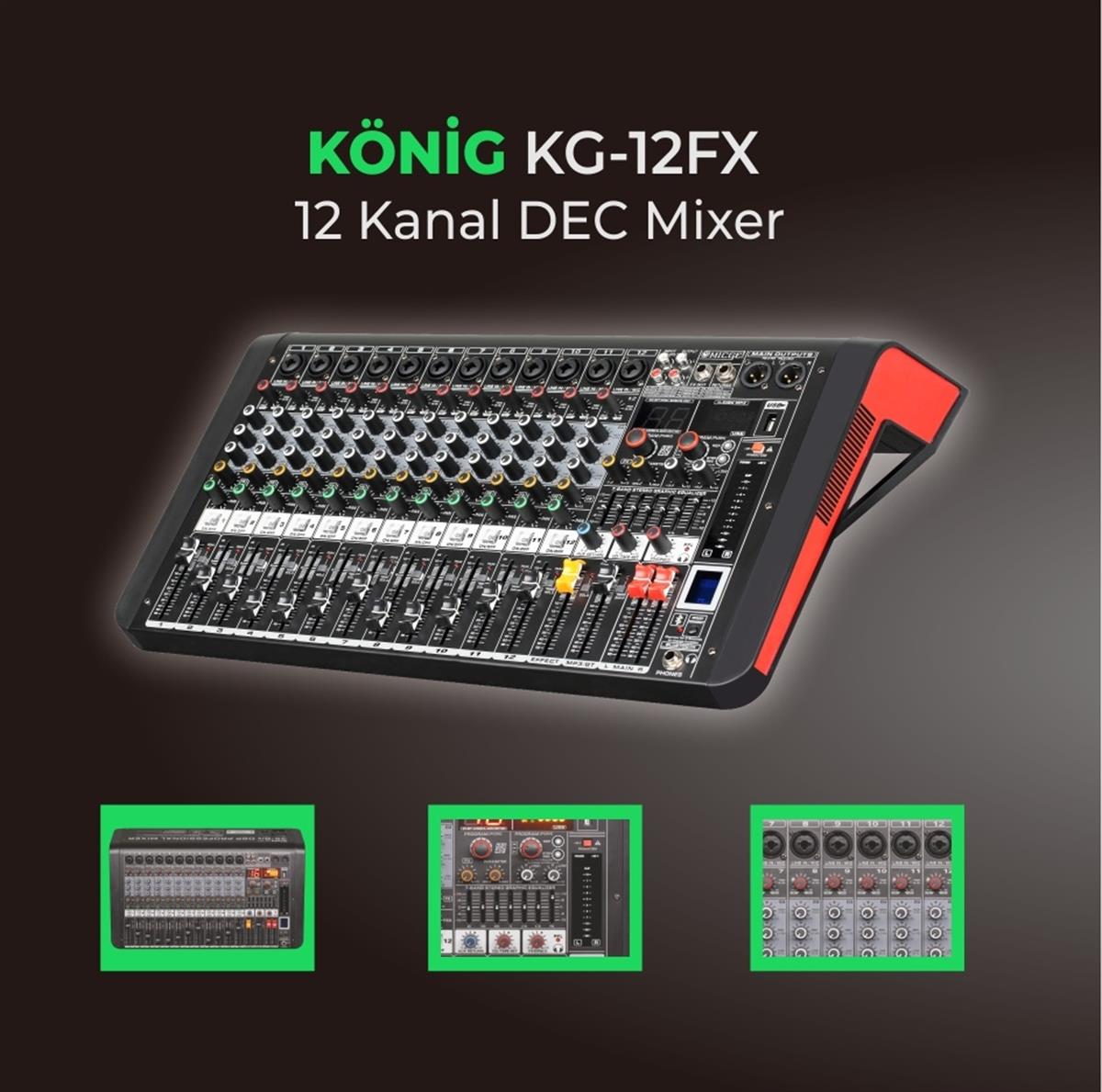 König KG–12FX Deck Mikser