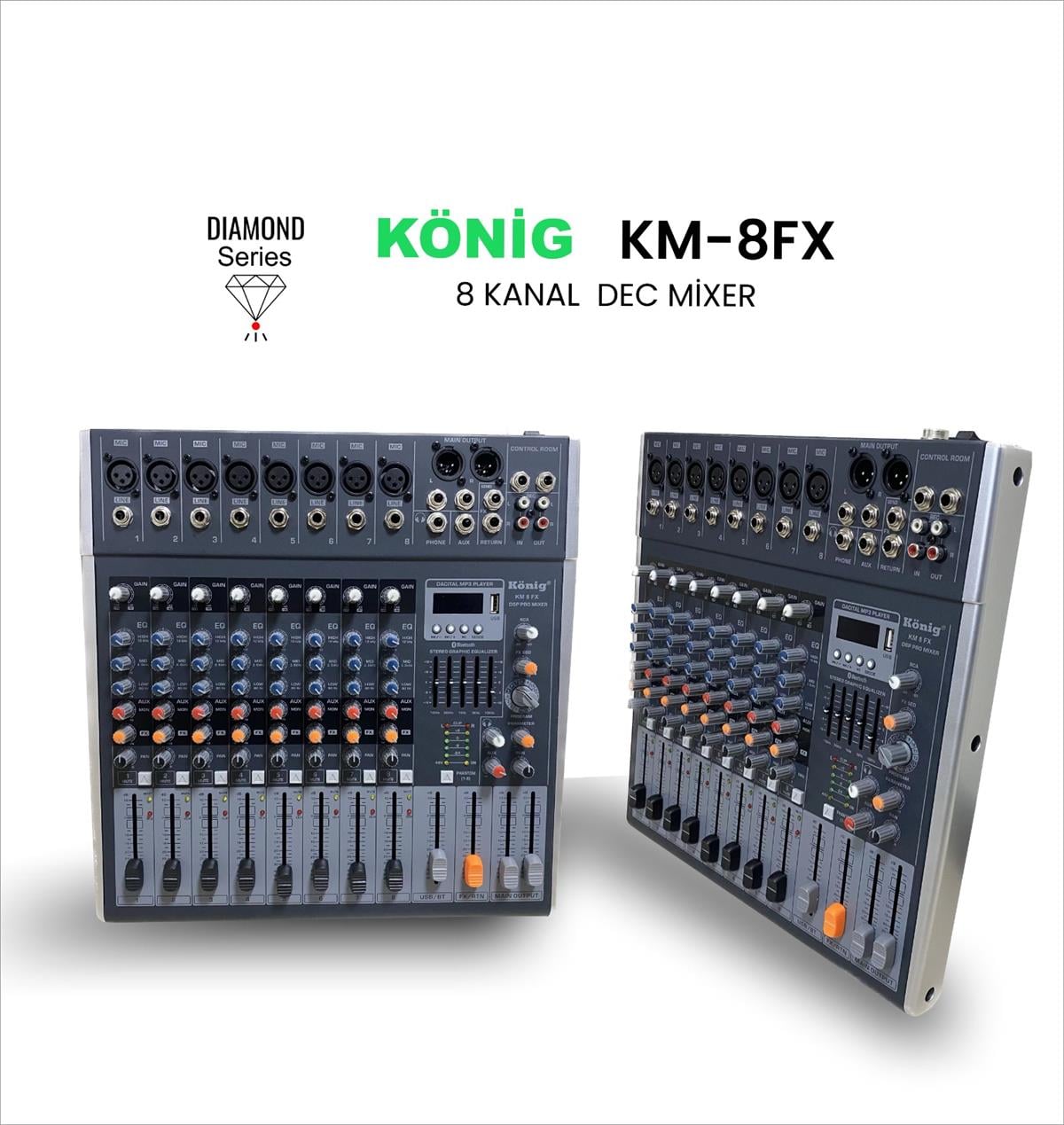 König KM–8 FX DIAMOND Deck Mikser