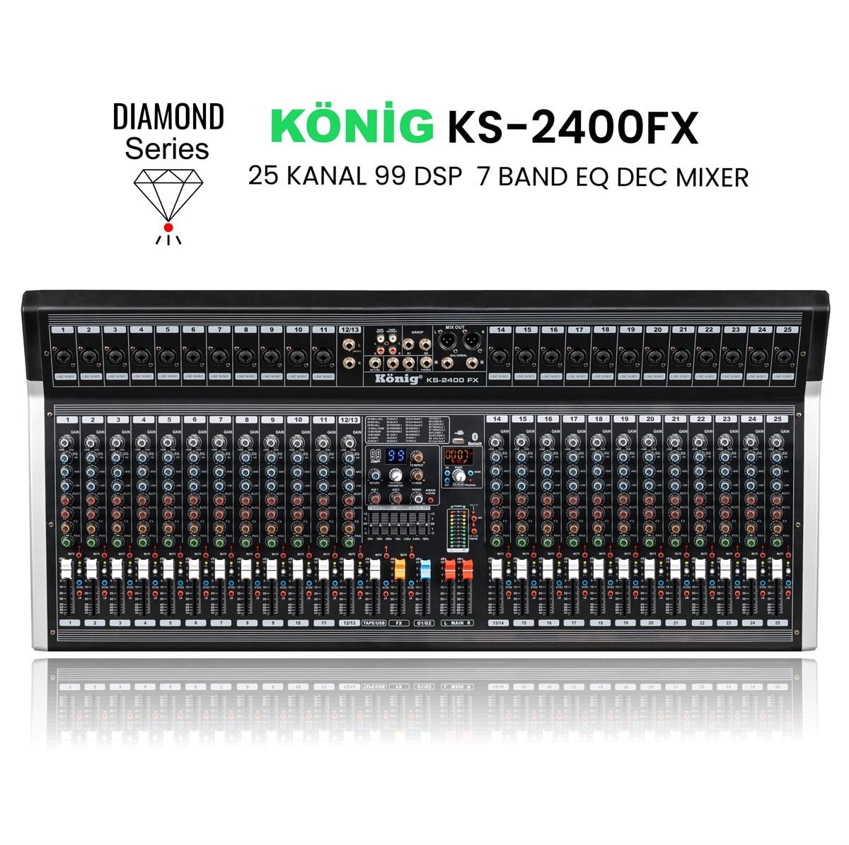 König KS–2400 FX DIAMOND Deck Mikser