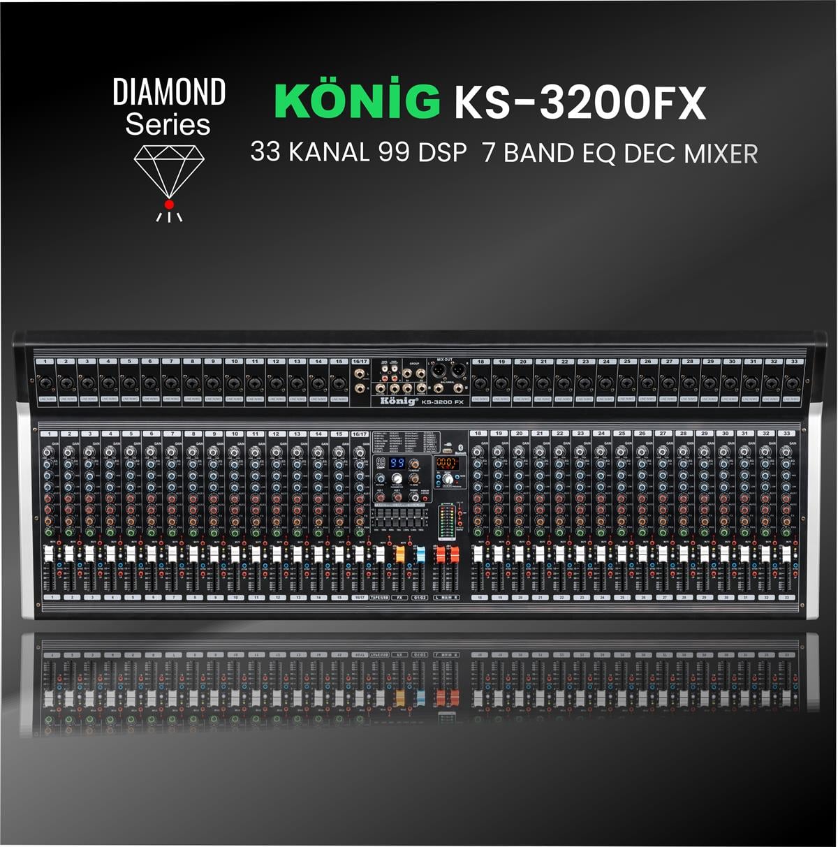 König KS–3200 FX DIAMOND Deck Mikser