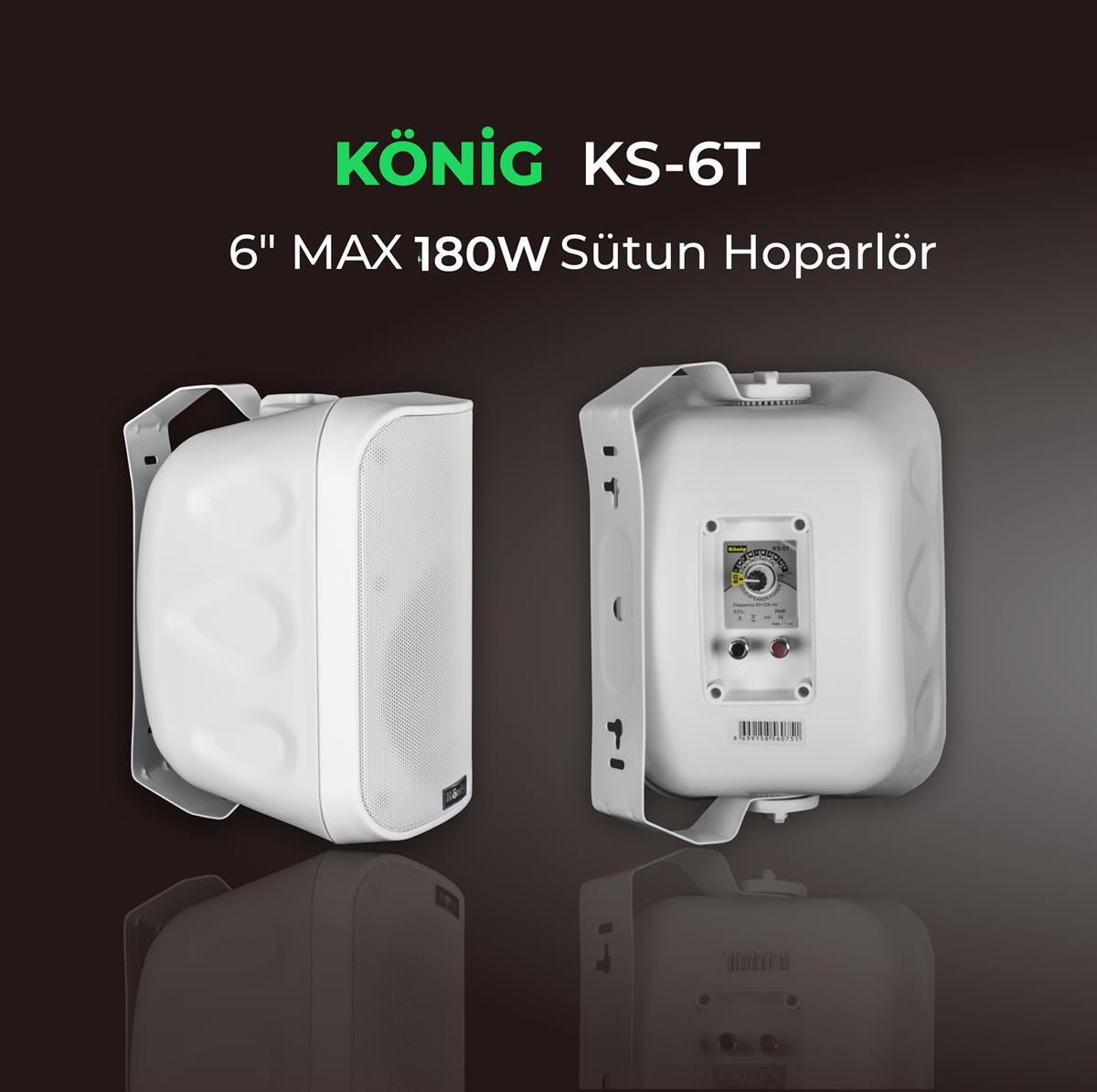 König KS–6T Sütun Hoparlör