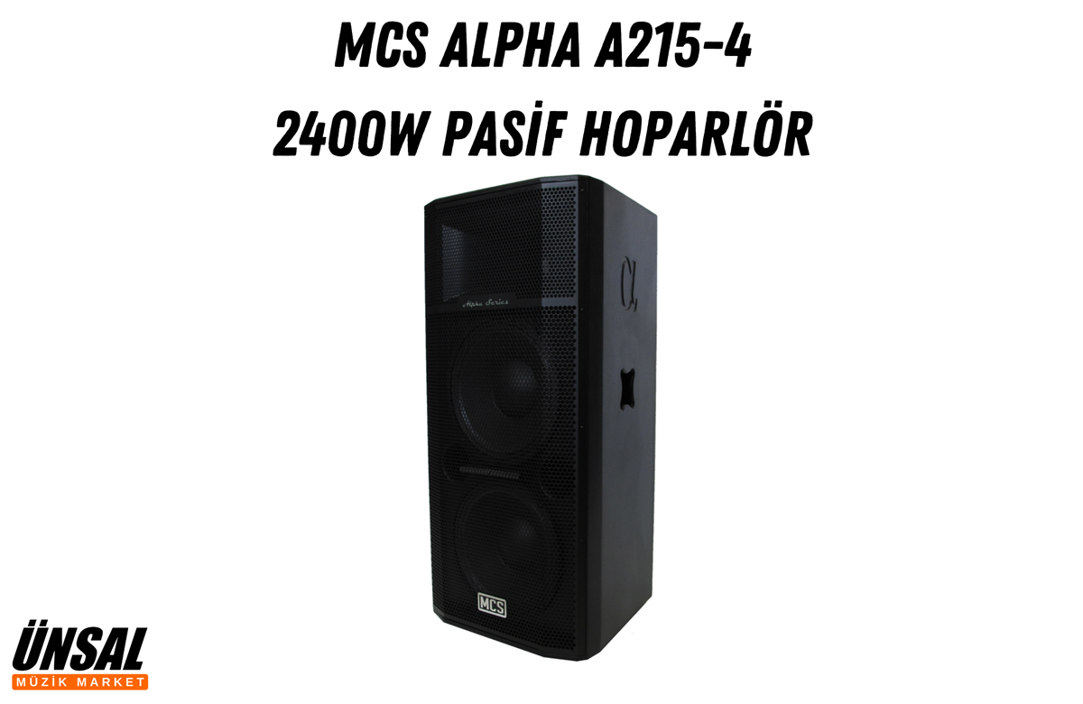 MCS Alpha A215-4 2400W Pasif Kule Kabin Hoparlör