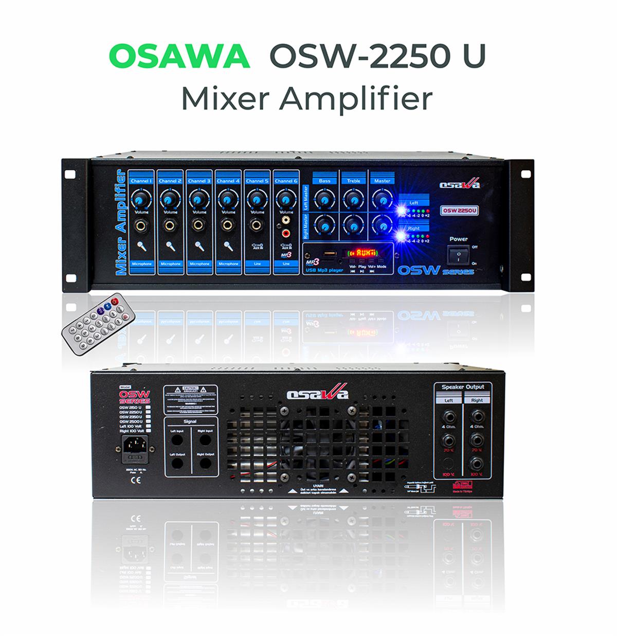 Osawa OSW 2250 U 1TR Mixer Amplifier