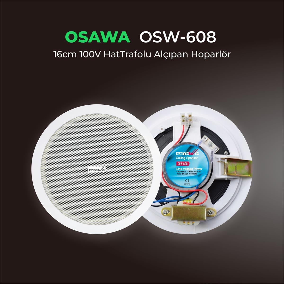 Osawa OSW–608 Alçıpan Hoparlör