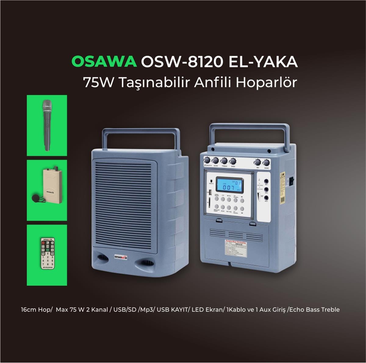 Osawa OSW–8120 E-Y Portatif Mixer Telsiz Anfi El-Yaka