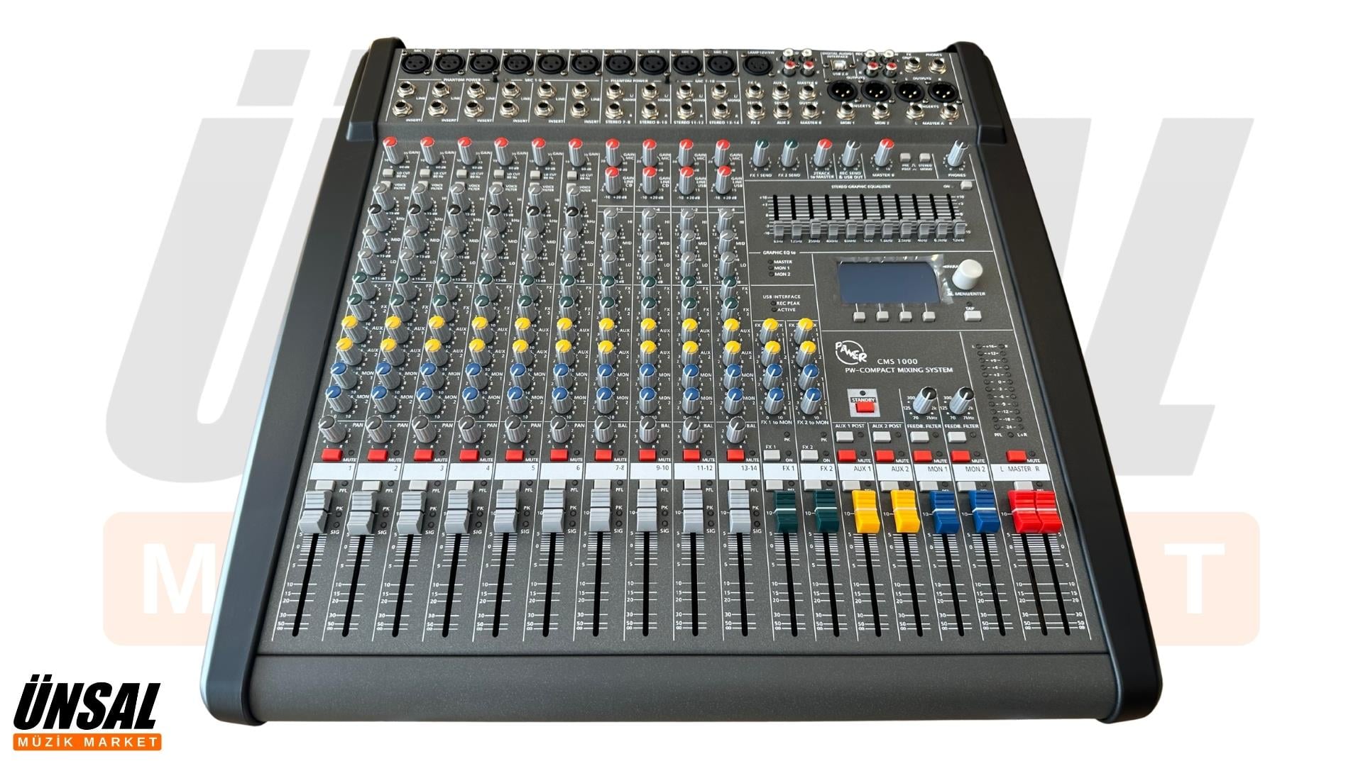 Pawer CMS 1000 10 Kanal Deck Mikser