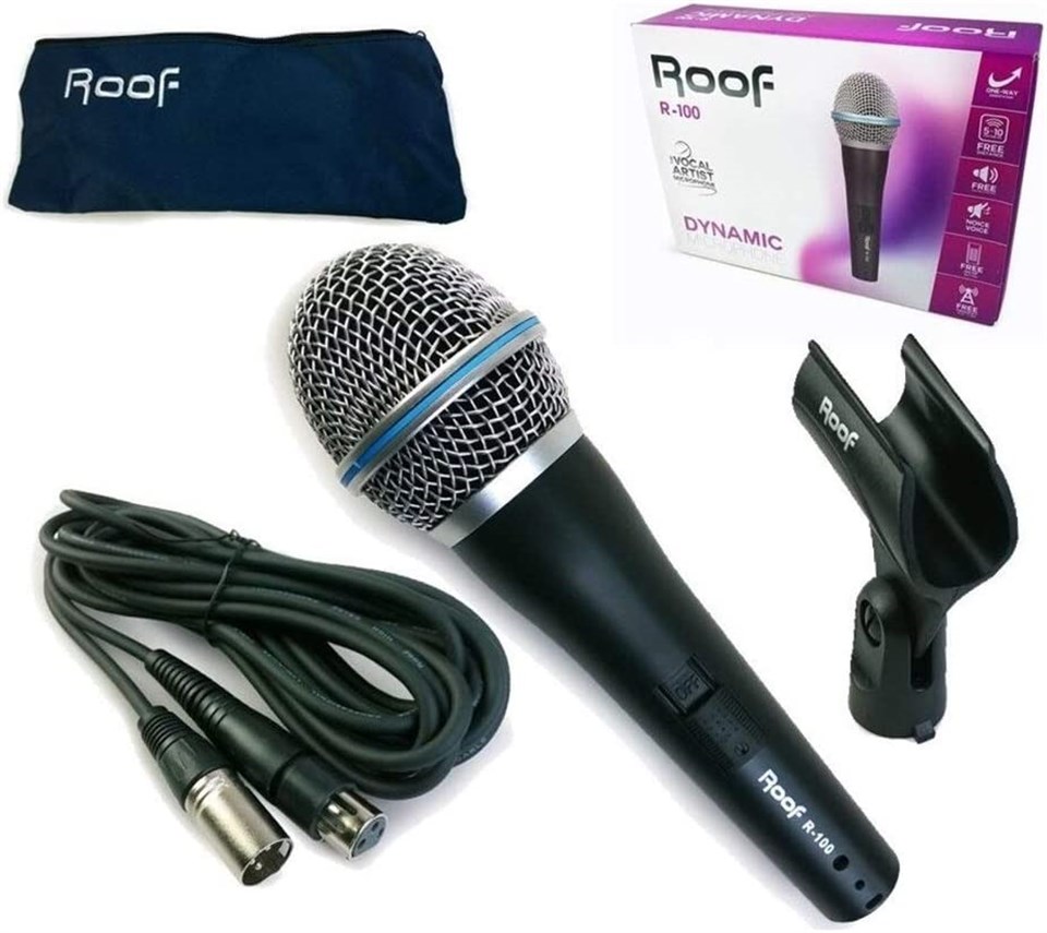 Roof R-100 Dinamik Vokal Mikrofonu