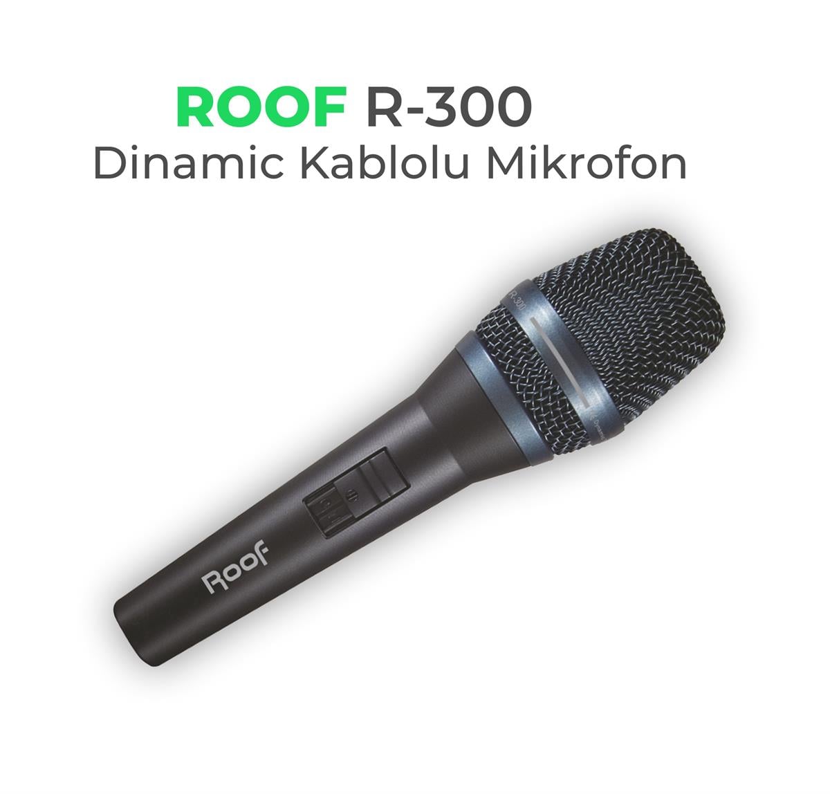 Roof R-300 Dinamik Vokal Mikrofonu