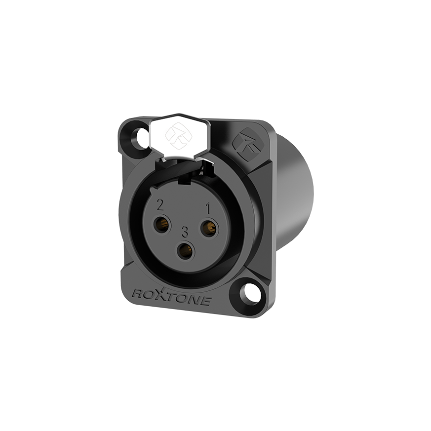 Roxtone RX-J007 XLR Dişi Şase Konnektör