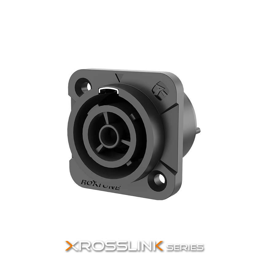 Roxtone RX-J017 Xrosslink Serisi Powercon Şase Konnektör