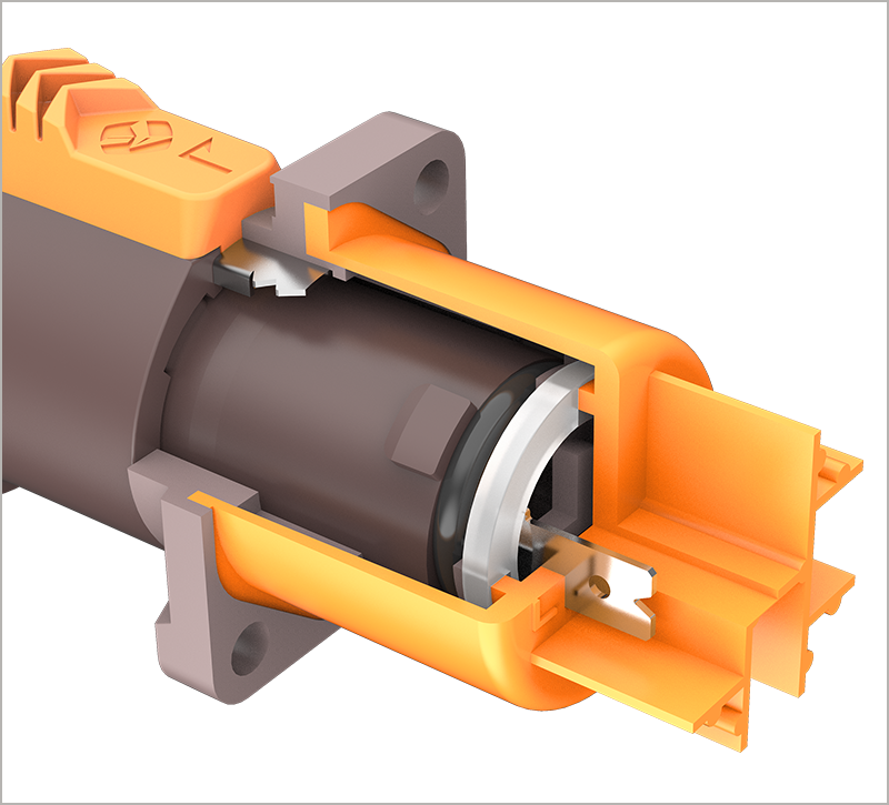 Roxtone RX-J027 Power Link Serisi Powercon Şase Konnektör