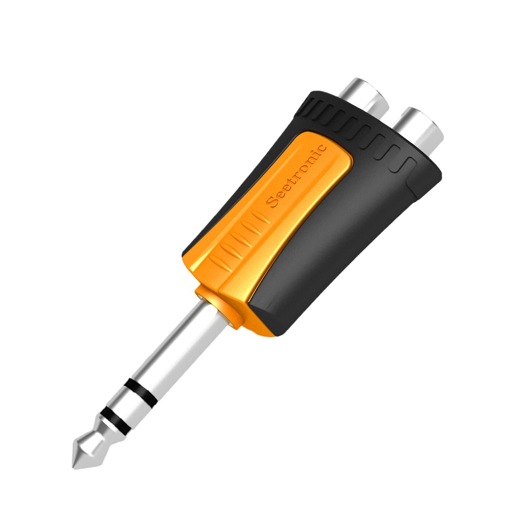 Seetronic MP3-2RF 6.35mm – 2xRCA Dişi Çevirici