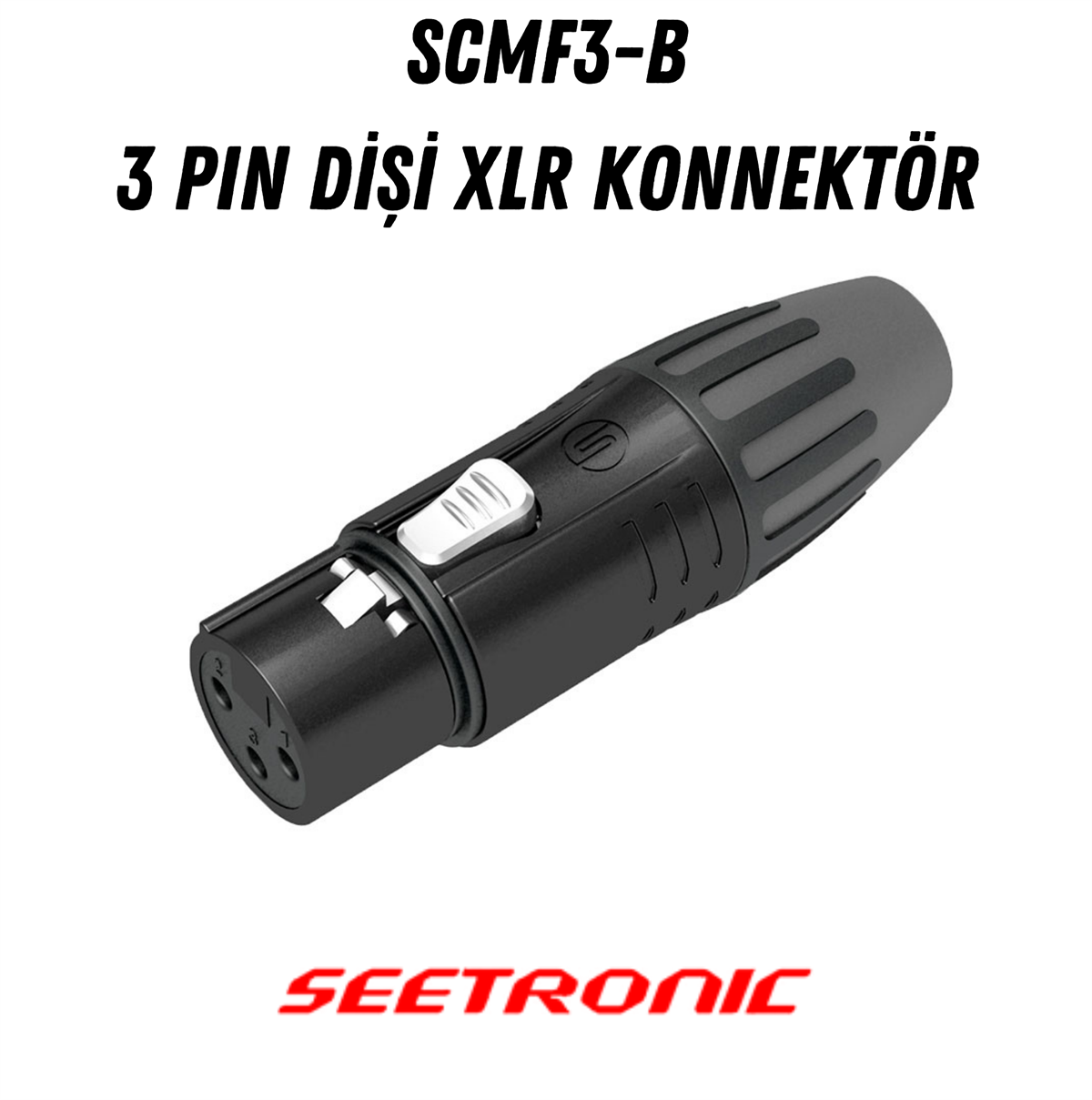 Seetronic SCMF3-B XLR Dişi Konnektör