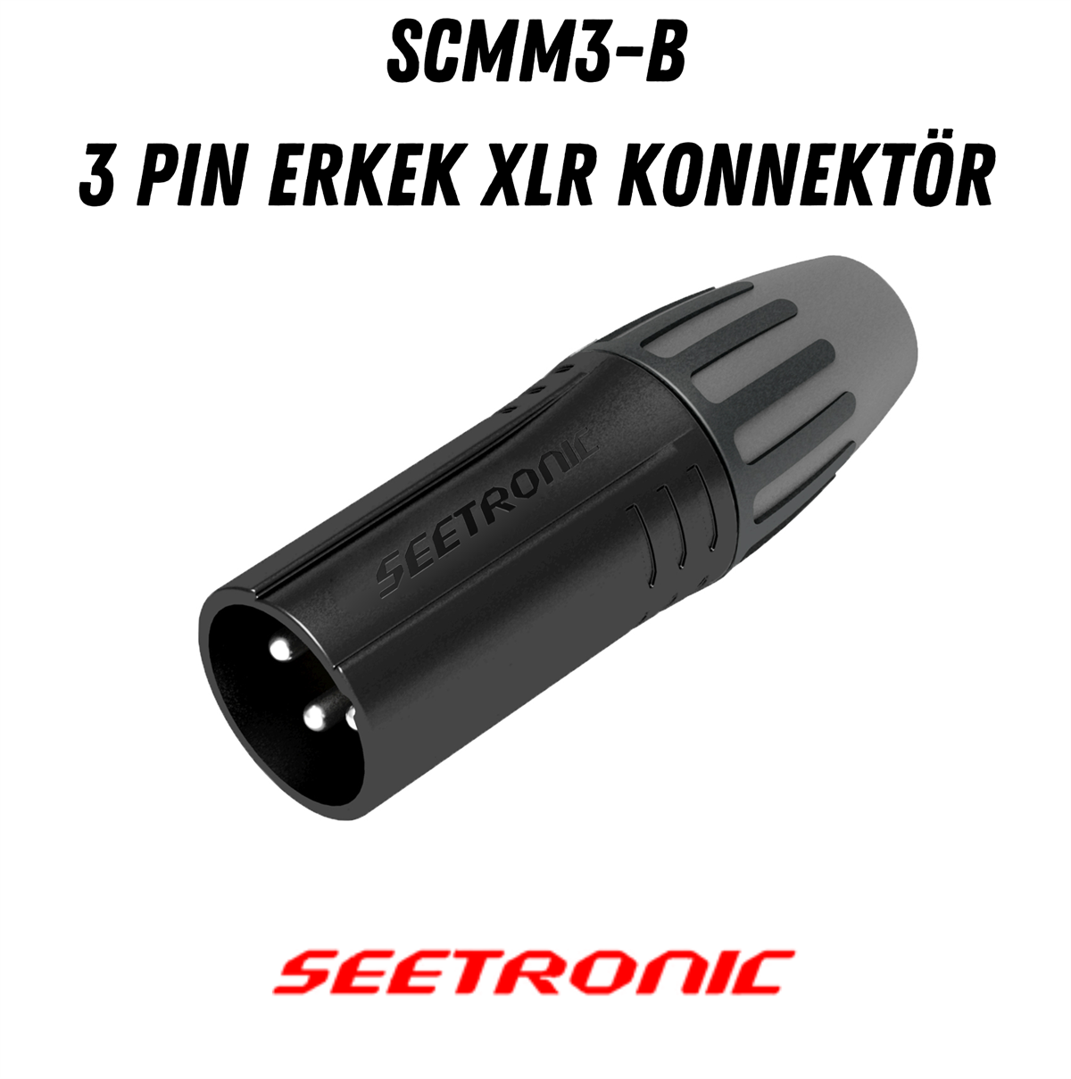 Seetronic SCMM3-B XLR Erkek Konnektör