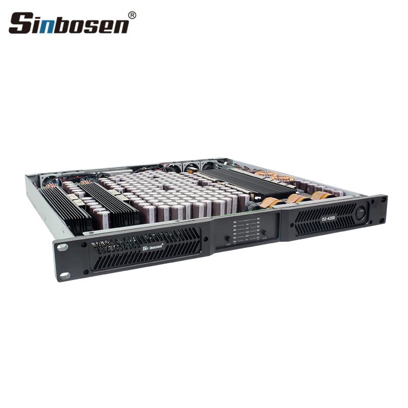 Sinbosen D2-4200 Profesyonel Hat Trafolu 2 Kanallı Subwoofer Amplifikatör Amfi