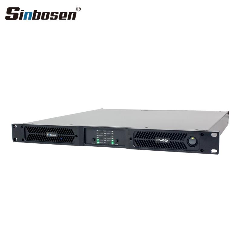 Sinbosen D2-4200 Profesyonel Hat Trafolu 2 Kanallı Subwoofer Amplifikatör Amfi