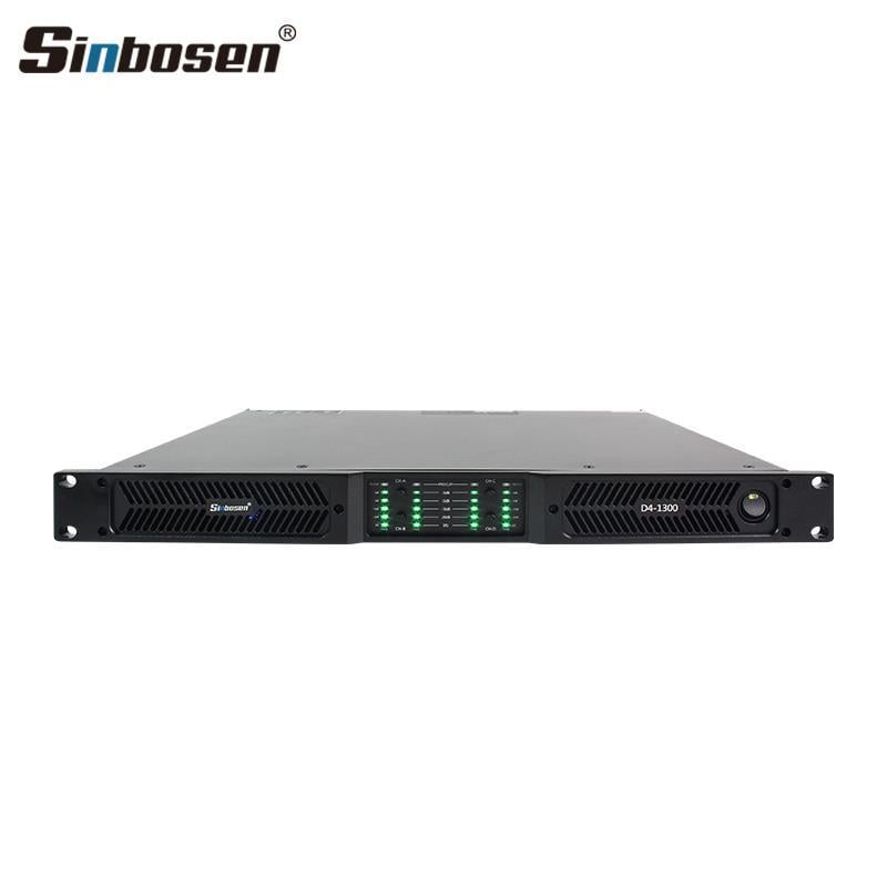 Sinbosen D4-1300 Profesyonel Hat Trafolu 2 Kanallı Amplifikatör Amfi