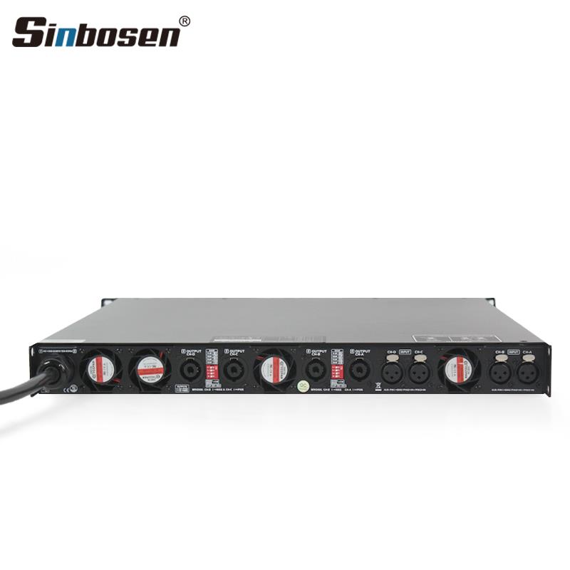 Sinbosen D4-2000 Profesyonel Hat Trafolu DSP 2 Kanallı Dijital Amplifikatör Amfi