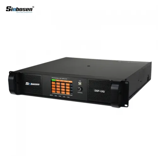 Sinbosen DSP12000Q 4 Kanal Subwoofer Digital DSP Yüksek Kaliteli Power Amplifier Amplifikatör