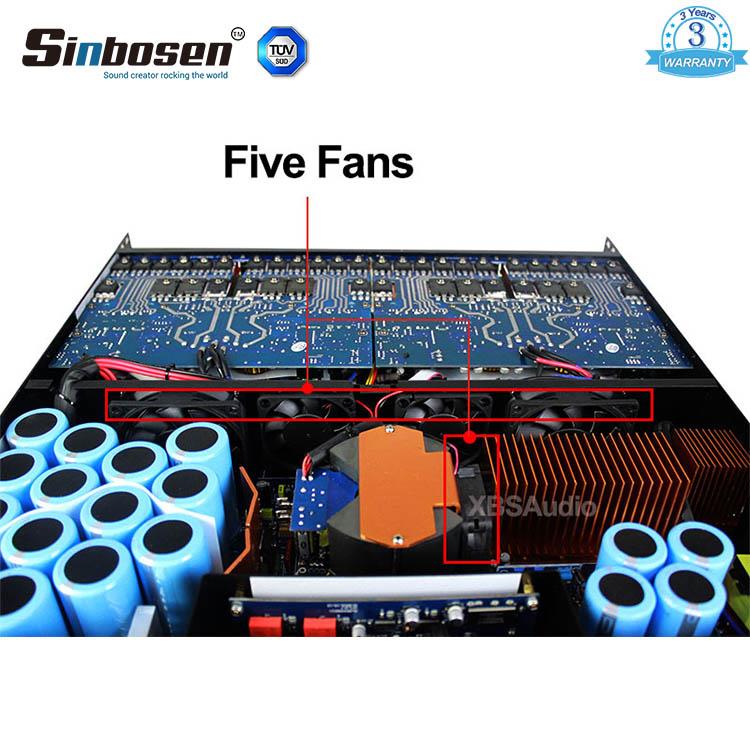 Sinbosen DSP20000Q 4 Kanal Subwoofer Digital DSP Yüksek Kaliteli Power Amplifier Amplifikatör