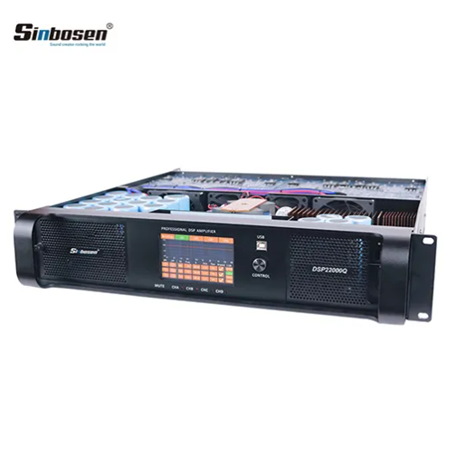 Sinbosen DSP22000Q 4 Kanal Subwoofer Digital DSP Yüksek Kaliteli Power Amplifier Amplifikatör