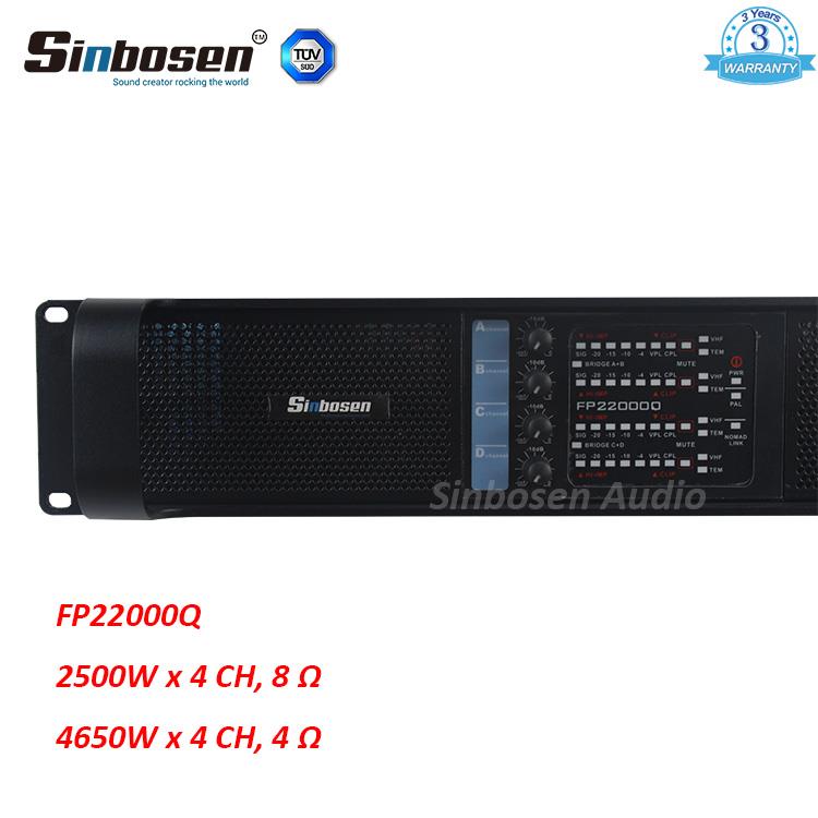 Sinbosen FP22000Q Profesyonel Subwoofer Güç Amplifikatörü