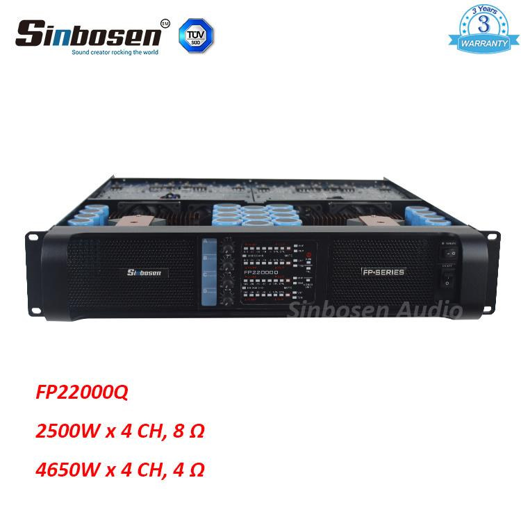 Sinbosen FP22000Q Profesyonel Subwoofer Güç Amplifikatörü