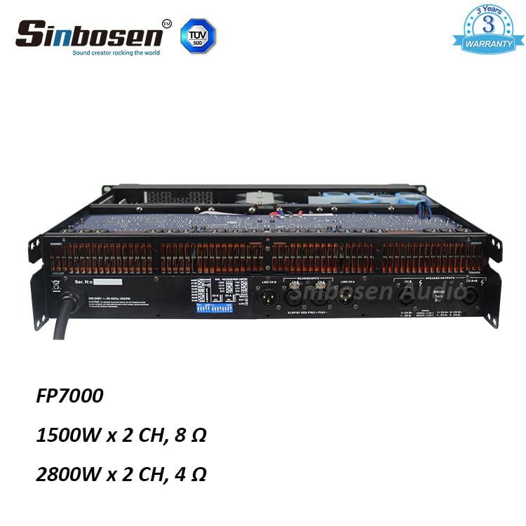 Sinbosen FP7000 Power Amplifier Amplifikatör Amfi