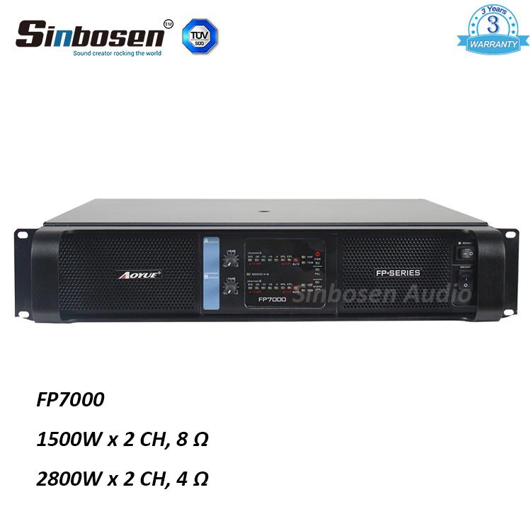 Sinbosen FP7000 Power Amplifier Amplifikatör Amfi