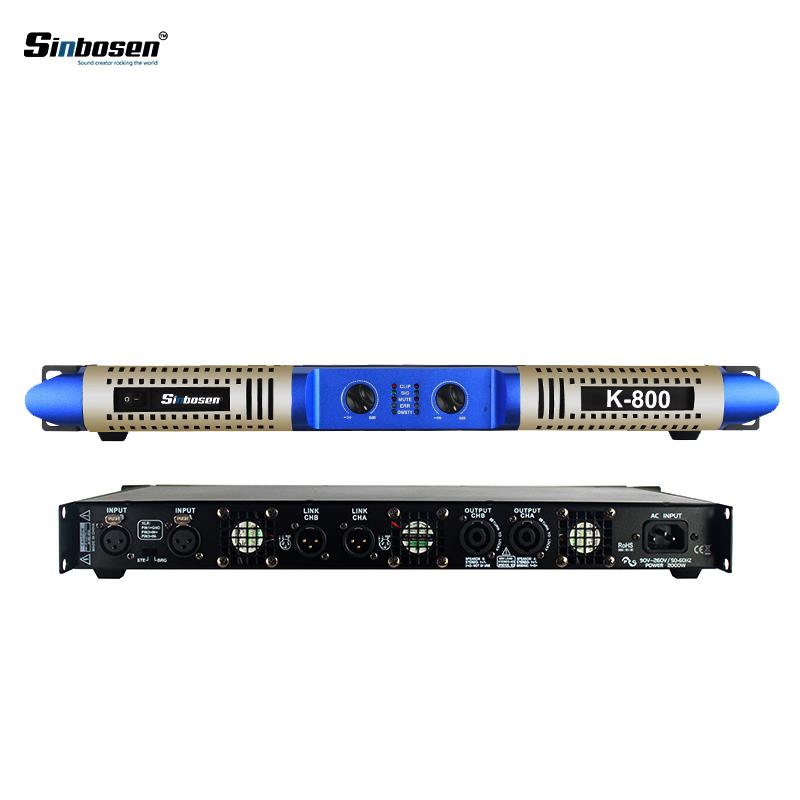 Sinbosen K-800 2 Kanal Yeni Tasarım Digital Power Amplifier Amplifikatör