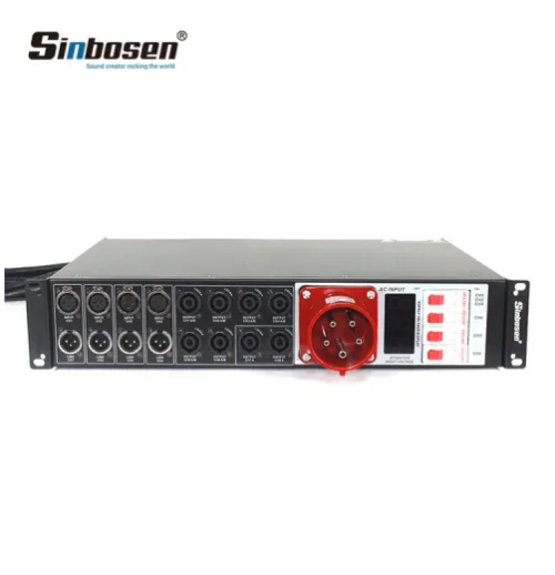 Sinbosen Power Distributor LAS4+8 5 çekirdek Profesyonel Ses Sistemi Hat Dizisi Hoparlörler Güç Kontrol Cihazı Distribütörü
