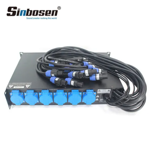 Sinbosen Power Distributor LAS4+8 Profesyonel Ses Sistemi Hat Dizisi Hoparlörler Güç Kontrol Cihazı Distribütörü