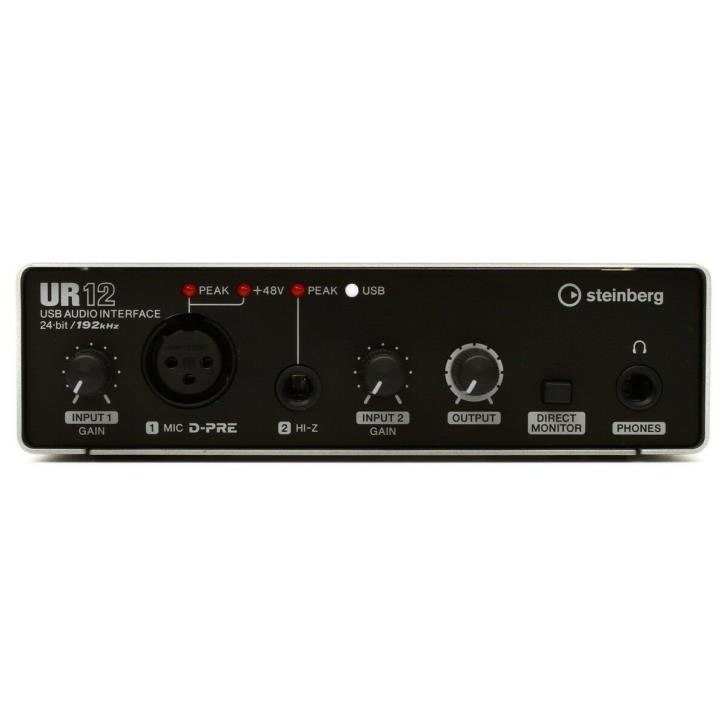Steinberg UR12 2 Kanal USB Ses Kartı (Gümüş)