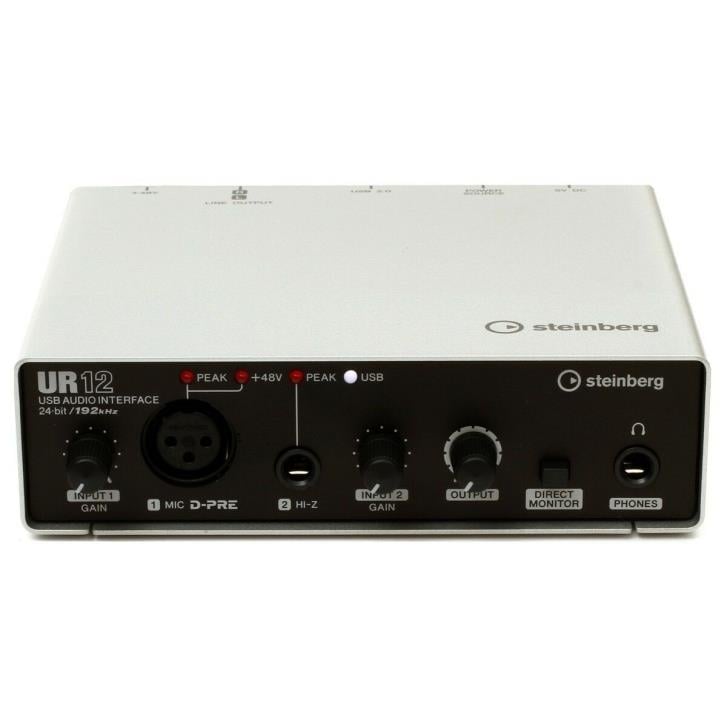 Steinberg UR12 2 Kanal USB Ses Kartı (Gümüş)