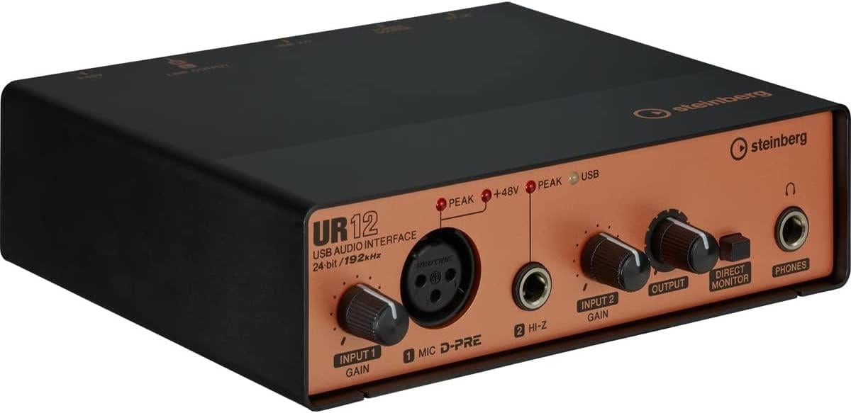 Steinberg UR12 2 Kanal USB Ses Kartı (Siyah)