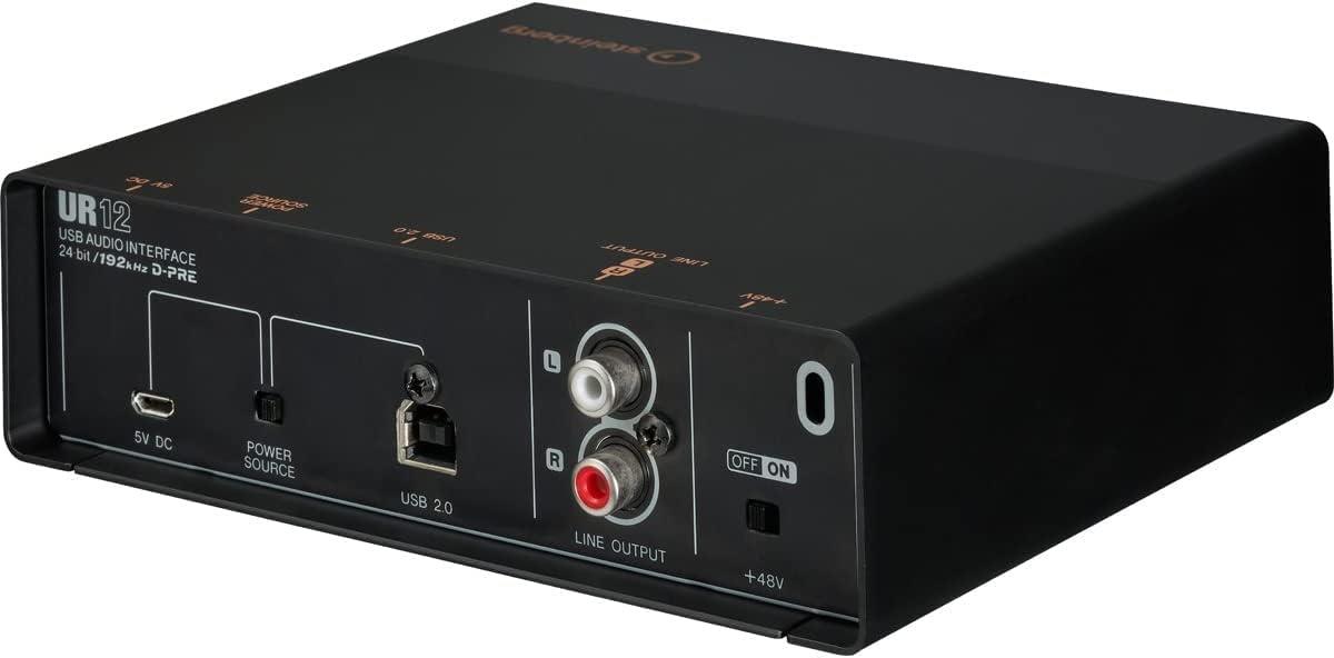 Steinberg UR12 2 Kanal USB Ses Kartı (Siyah)