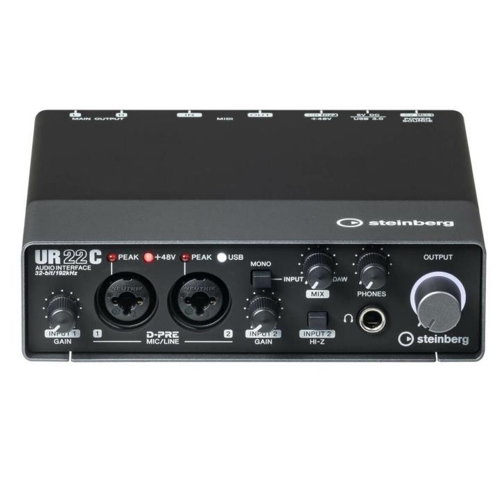 Steinberg UR22C 2 Kanal Usb Type-C Ses Kartı