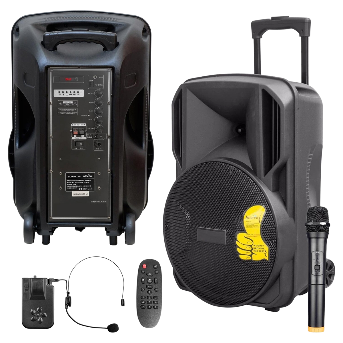 Sunplus SP-1230 Şarjlı Bluetoothlu Taşınabilir Aktif Hoparlör