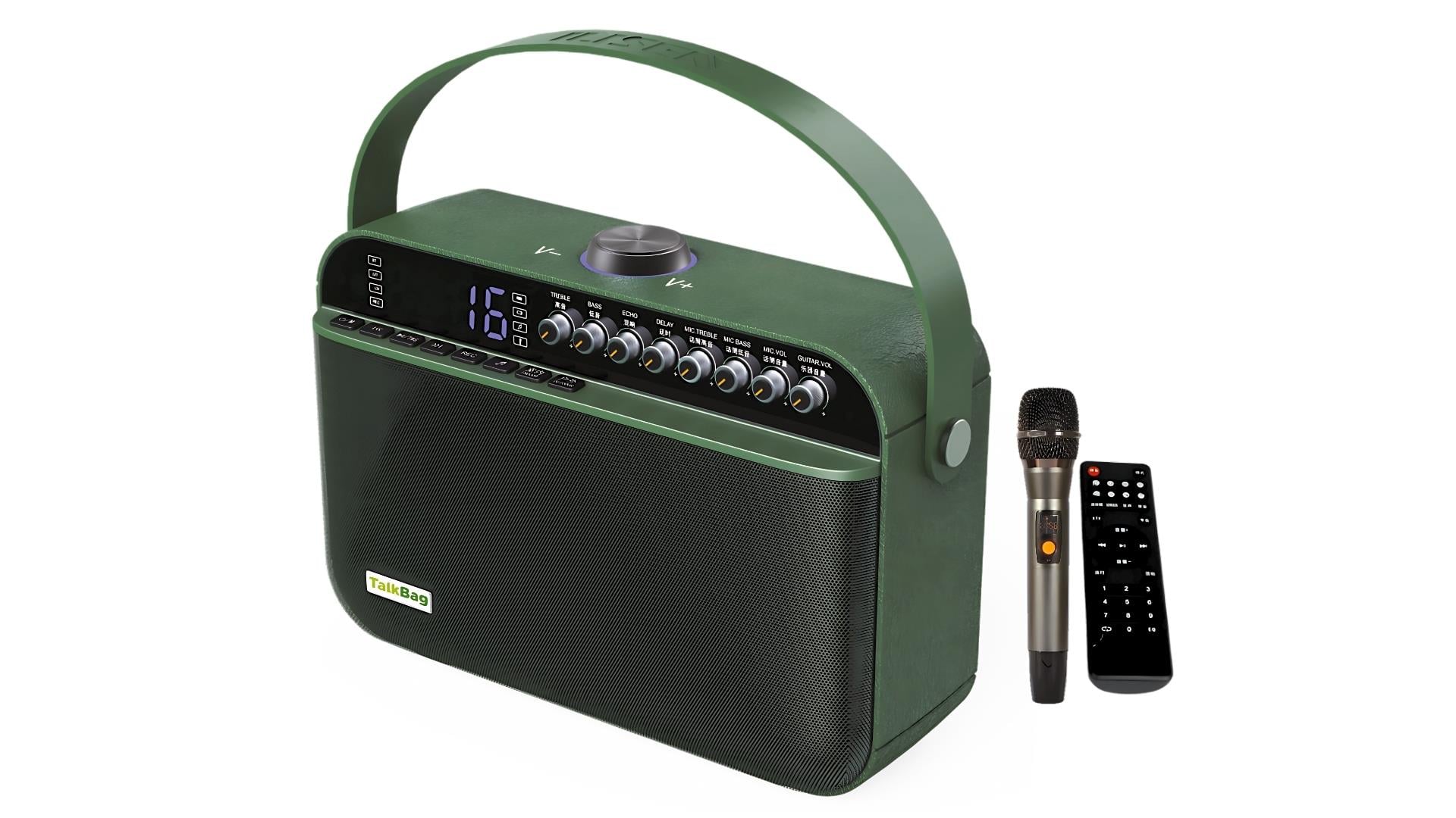 Talk Bag TB-100G Taşınabilir Şarjlı Bluetooth Hoparlör