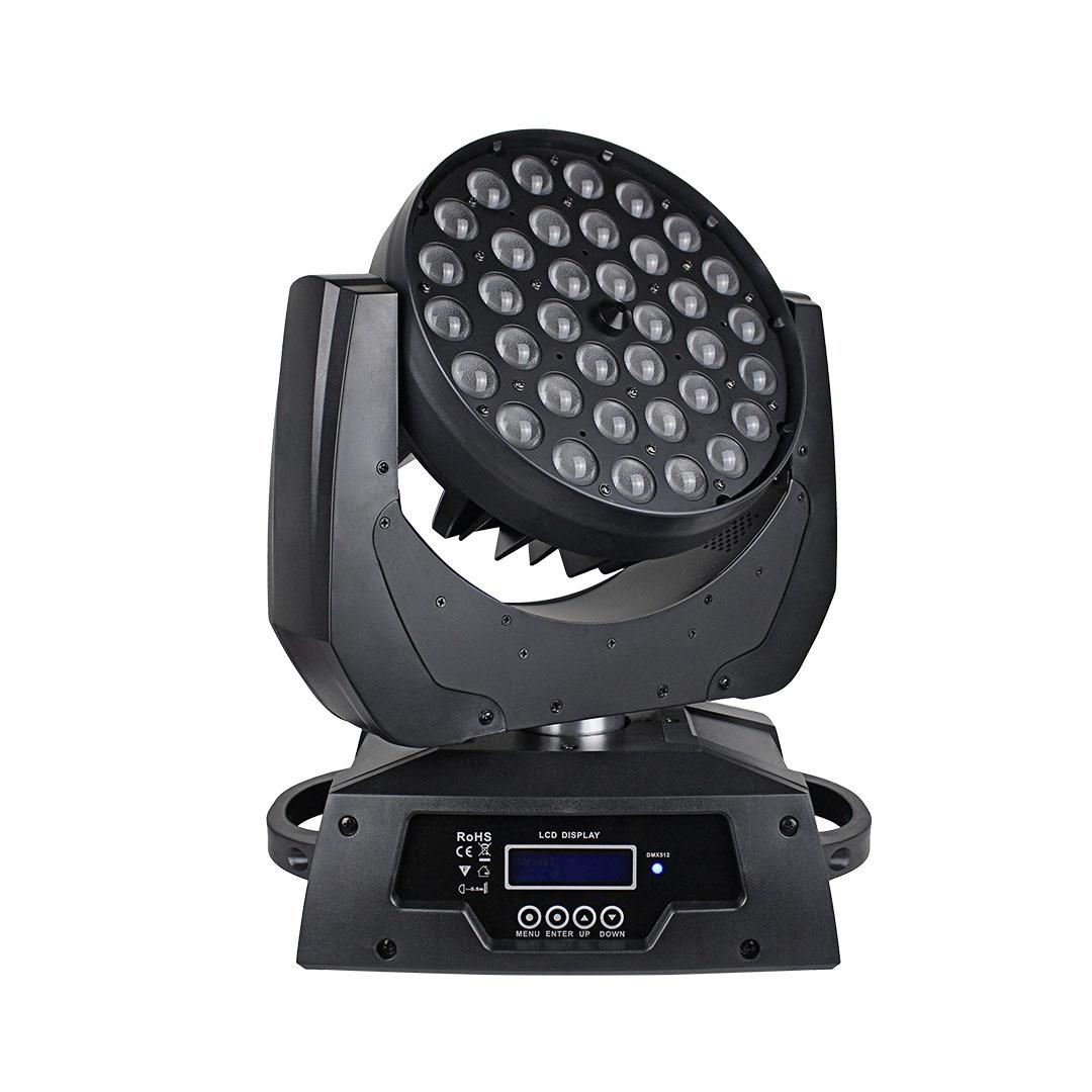 Wieder WR-3610RGB LED WASH MOVING HEAD LIGHT WITH ZOOM