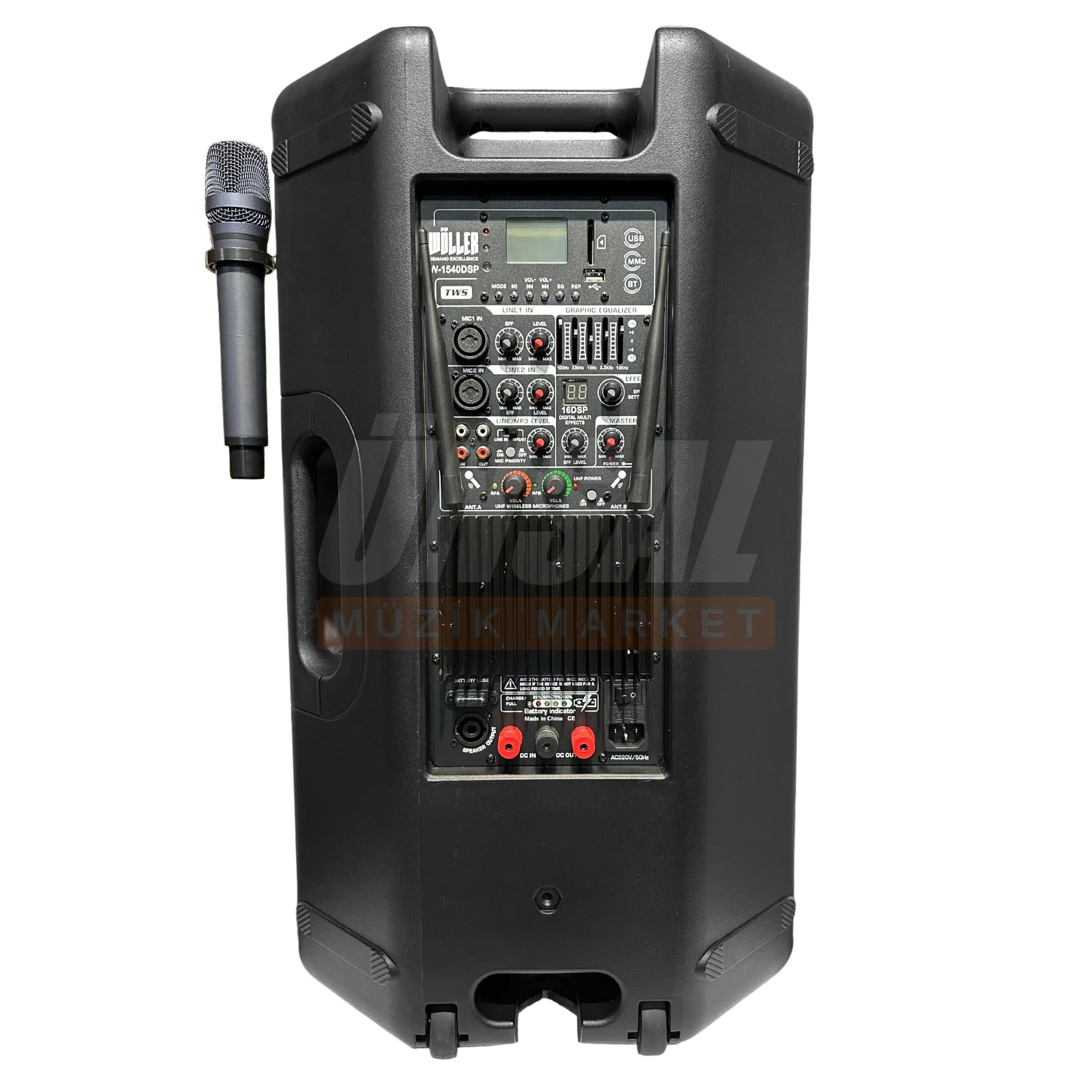 Wöller W-1230DSP Taşınabilir Amfi Hoparlör