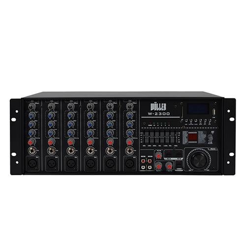 Wöller W-2300 6 Kanal Rack-Mount Power Mikser